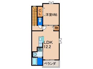 グラ－スメゾンの物件間取画像